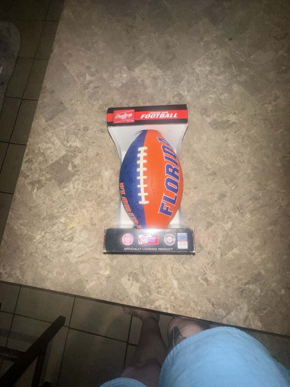 Rawlings Florida Gators Junior Size Football in Box